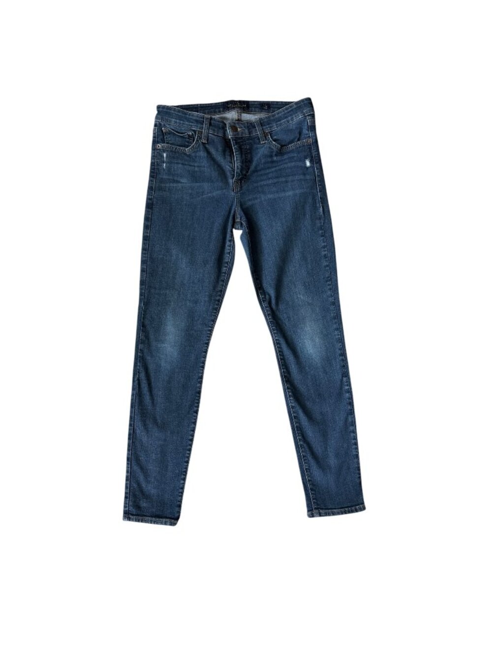Lucky Brand Ava skinny ankle jean medium wash five pocket button zip size 6/28